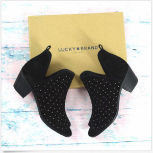 SALE Lucky Brand 7.5 Suede Barlenna